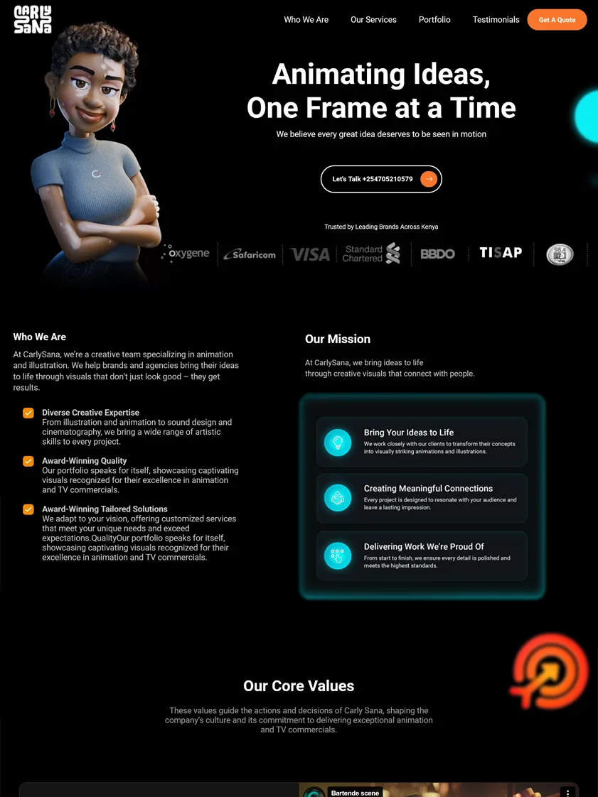 Carlysana Website Redesign